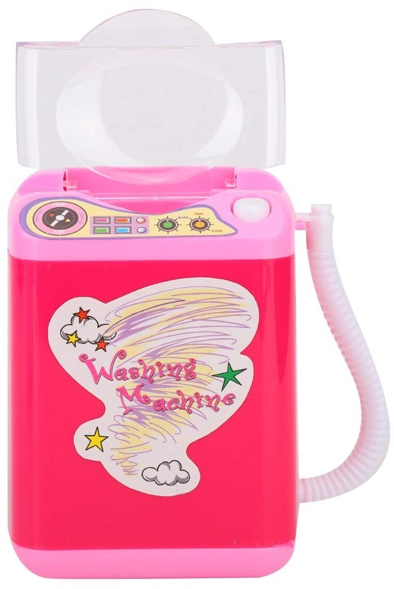 Dailygoods- Make-up Borstelreiniger - Simulatie Wasmachine - Handmatig Schoonmaken - Duurzaam Kunststof - 10 x 8 x 11 cm - Eenvoudig in Gebruik - Borstelwasmachine