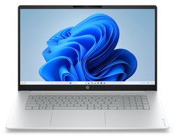 HP OmniBook 3 17-dp0050ndx AMD Ryzen™ 5 7520U Laptop 43,9 cm (17.3") Full HD 8 GB LPDDR5-SDRAM 512 GB SSD Wi-Fi 6 (802.11ax) Windows 11 Home Grijs, Zilver QWERTY