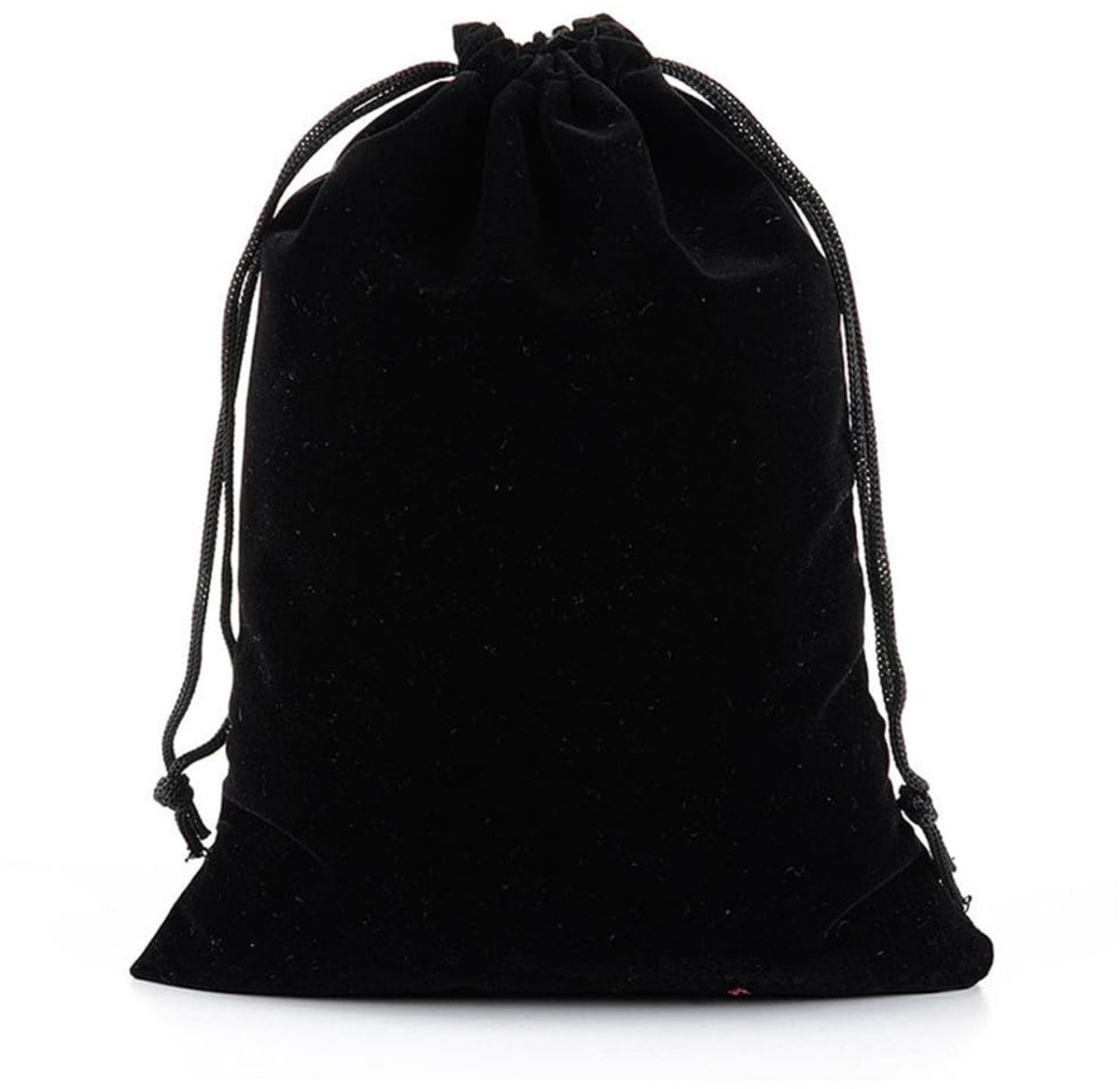 Dailygoods- Fluwelen Zakjes 10 Stuks - Zwart - Trekkoord - Cadeautasje - Sieraden/Snoepzakjes - Bruiloft/Gunsttas - Zeer Zacht Fluweel - Diverse Afmetingen