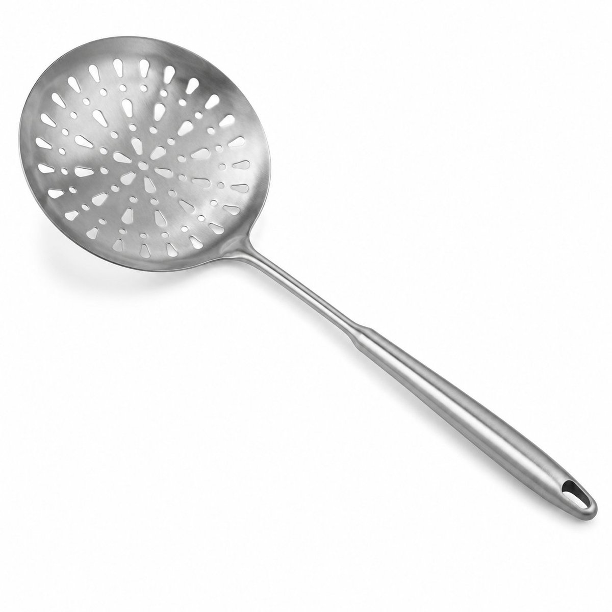 My Green Deal RVS Schuimspaan Ø12,5 cm – Geperforeerde Skimmer Lepel – Premium 304 RVS – Hittebestendig & Vaatwasserbestendig