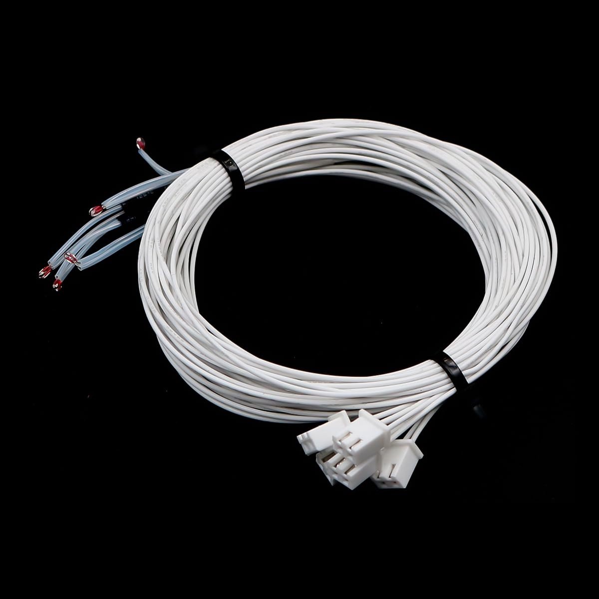 Dailygoods- Thermistor 100K - Temperatuursensor - 5 stuks - Voor 3D-printer - Draadlengte 1m - Temperatuurmeetbereik -40°C tot 300°C