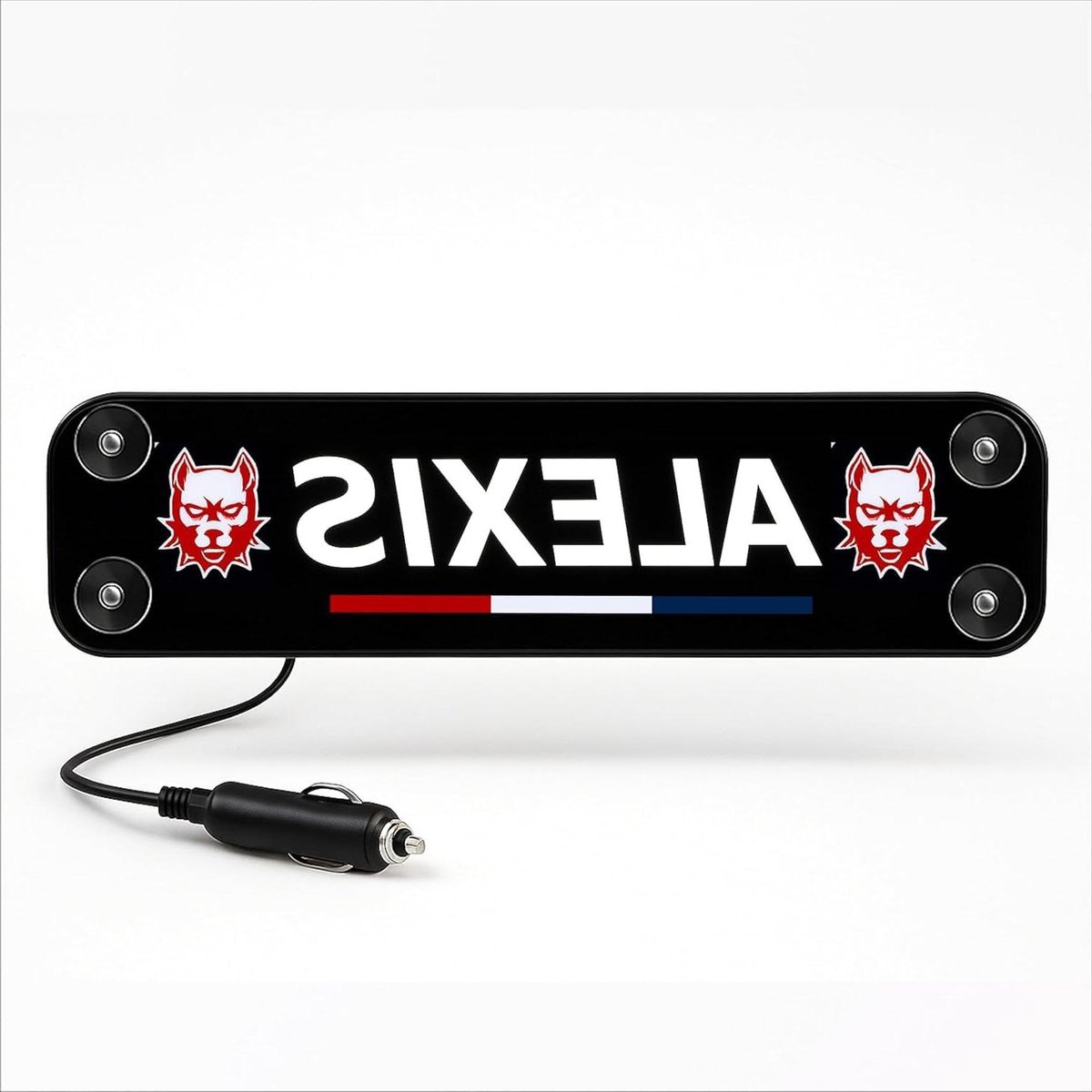Vrachtwagenbord - Gepersonaliseerd Bord - Cabine Decoratie - Met Verlichting - Op Maat - Wit