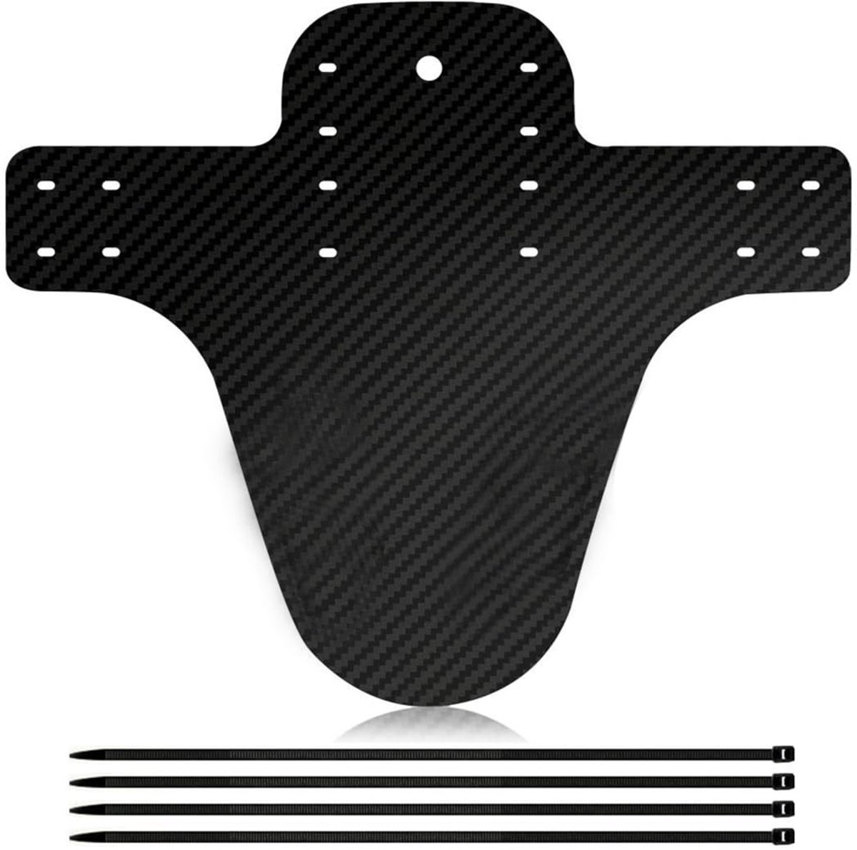 Dailygoods- Fietsspatbord - Compatibel met voor/achter - Spatbescherming - Mountainbike Spatbord - Polypropyleen - 22 x 26 cm - Modderscherm