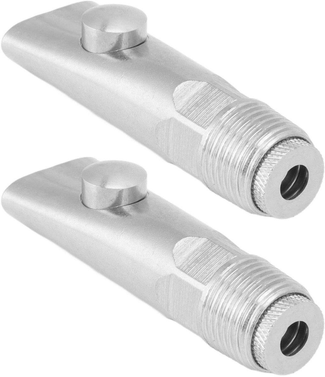 Dailygoods- Varkensnippeldrinker - 2 Stuks - Roestvrij Staal - G1/2 Buitendraad - Hydratatieoplossing - Efficiënte Waterverdeling - Versterkt Lichaam - Varkensdrinknippel