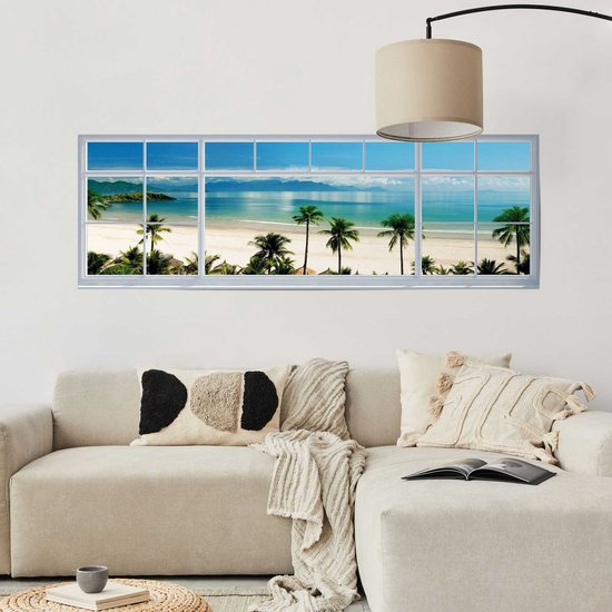 Vue sur la plage - Affiche 158 x 53 cm