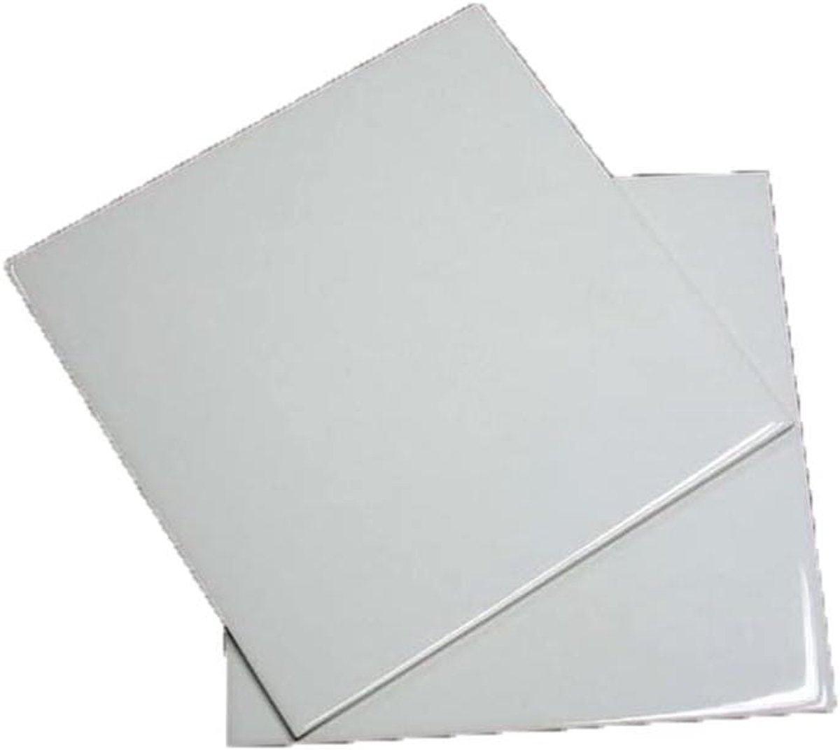 Geglazuurde Keramische Tegels - Sublimatie Tegels - Foto's Ophangen - Polymeer Coating - 20x20 cm - Wit