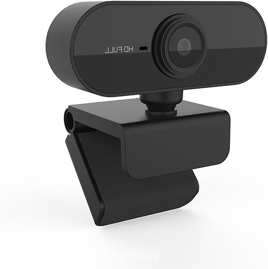 USB Webcam - Desktopcamera PC-camera - Online vergaderingen - Full HD 1080P - 1920x1080 - Zwart