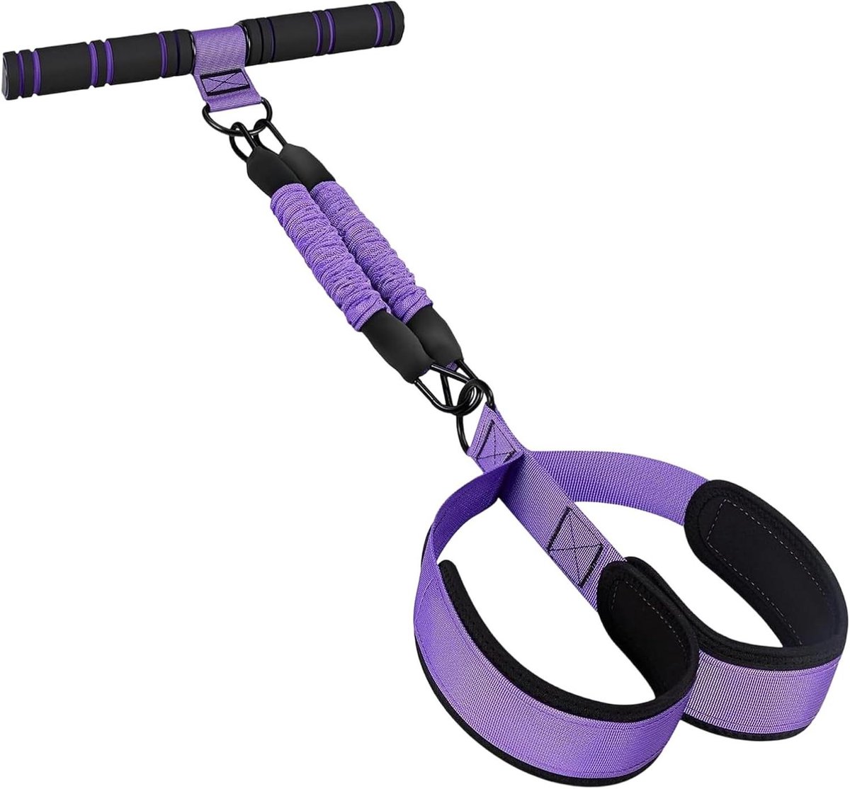 Pedaaltrekker Weerstandsband - Beentrainer Elastisch - Thuis Fitness Workout - Antislip Voetpedalen - 32 x 13 x 5 cm