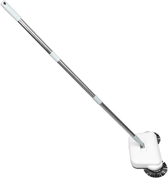 Handduwveegmachine - Stof en dweil - Vloeren reinigen - 2 in 1 Nat Droog - 33 cm breed - Grijs — afbeelding 5