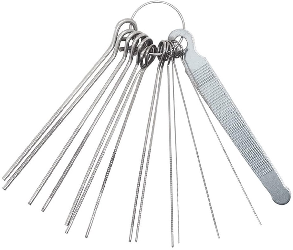 Dailygoods - RVS Gitaar Moer en Zadel Set met Vijlen