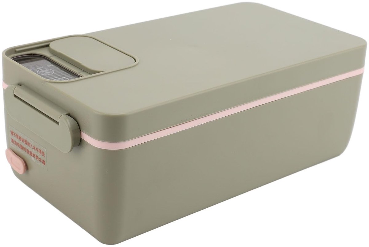 Dailygoods - Draadloze Elektrische Lunchbox - USB Oplaadbare Voedselverwarmer - Ideaal voor Buiten - 1L Capaciteit - Draagbare Lunchbox - Perfect voor...