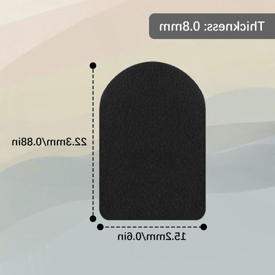 16 Stuks Mondstuk Pads voor Alto en Tenor Saxofoon & Klarinet - Vierkante Rubber Patches voor Verbeterde Grip en Comfort — afbeelding 5
