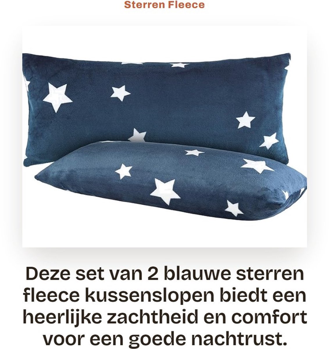 Dailygoods- Kussenslopen 2-pack 40x80 cm - Pluche - Ademend - Huidvriendelijk - Temperatuurcompensatie - Vochtregulatie - Kussenhoezen