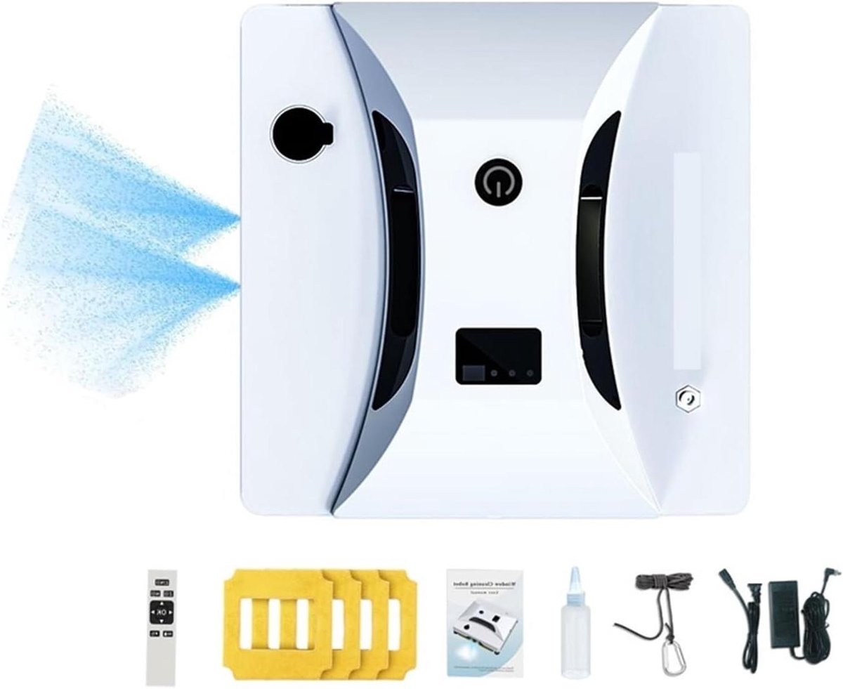 Ramenreiniger Robot - Glasbewassing Robot - Automatisch Ramen Schoonmaken - Met Watersproei Functie - 2.5 min/m² - Wit