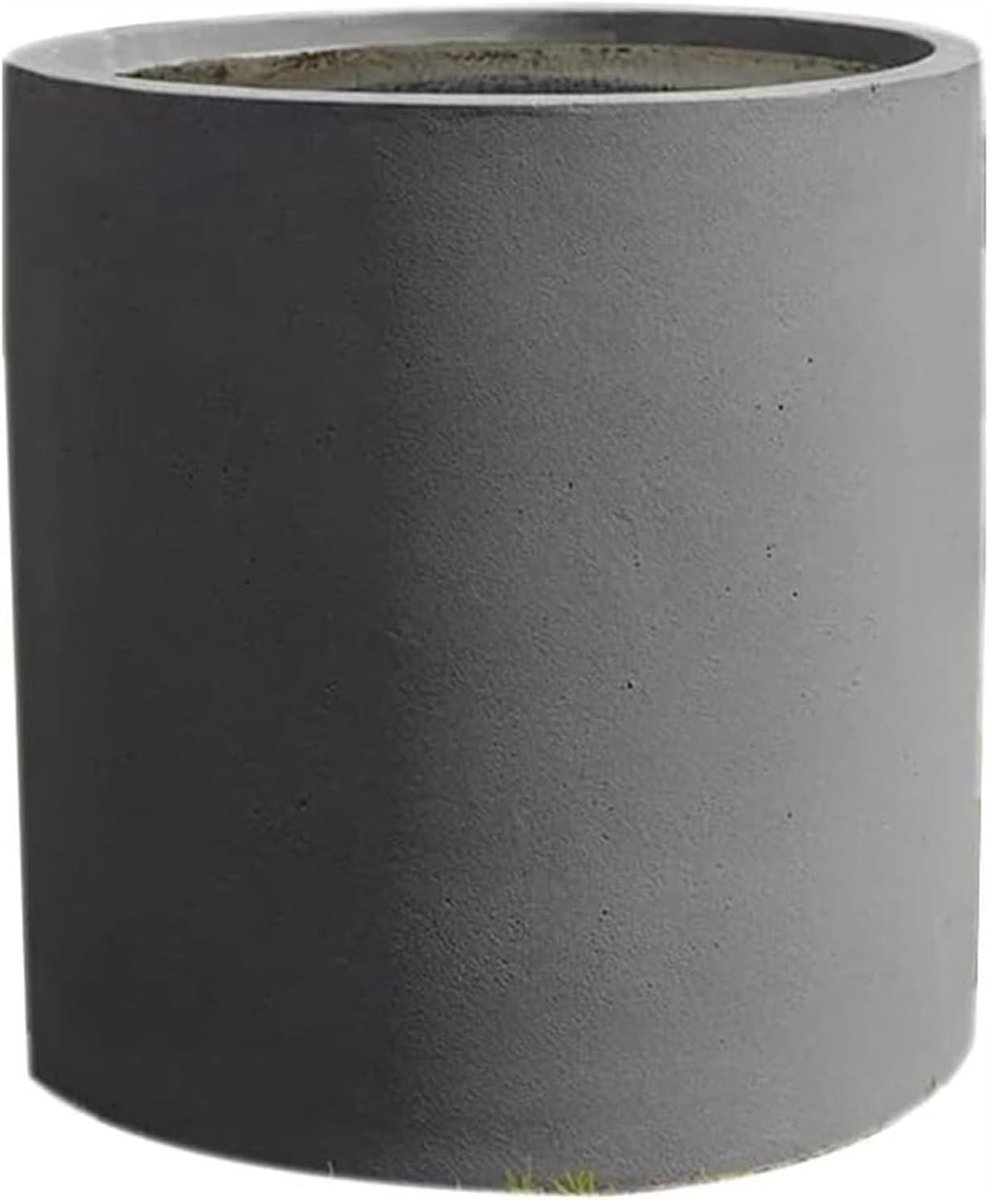 Betonnen Bloempot - Plantenbak Pot - Buiten Tuinieren - Handgemaakt Betonmix - 31 x 32 cm - Grijs