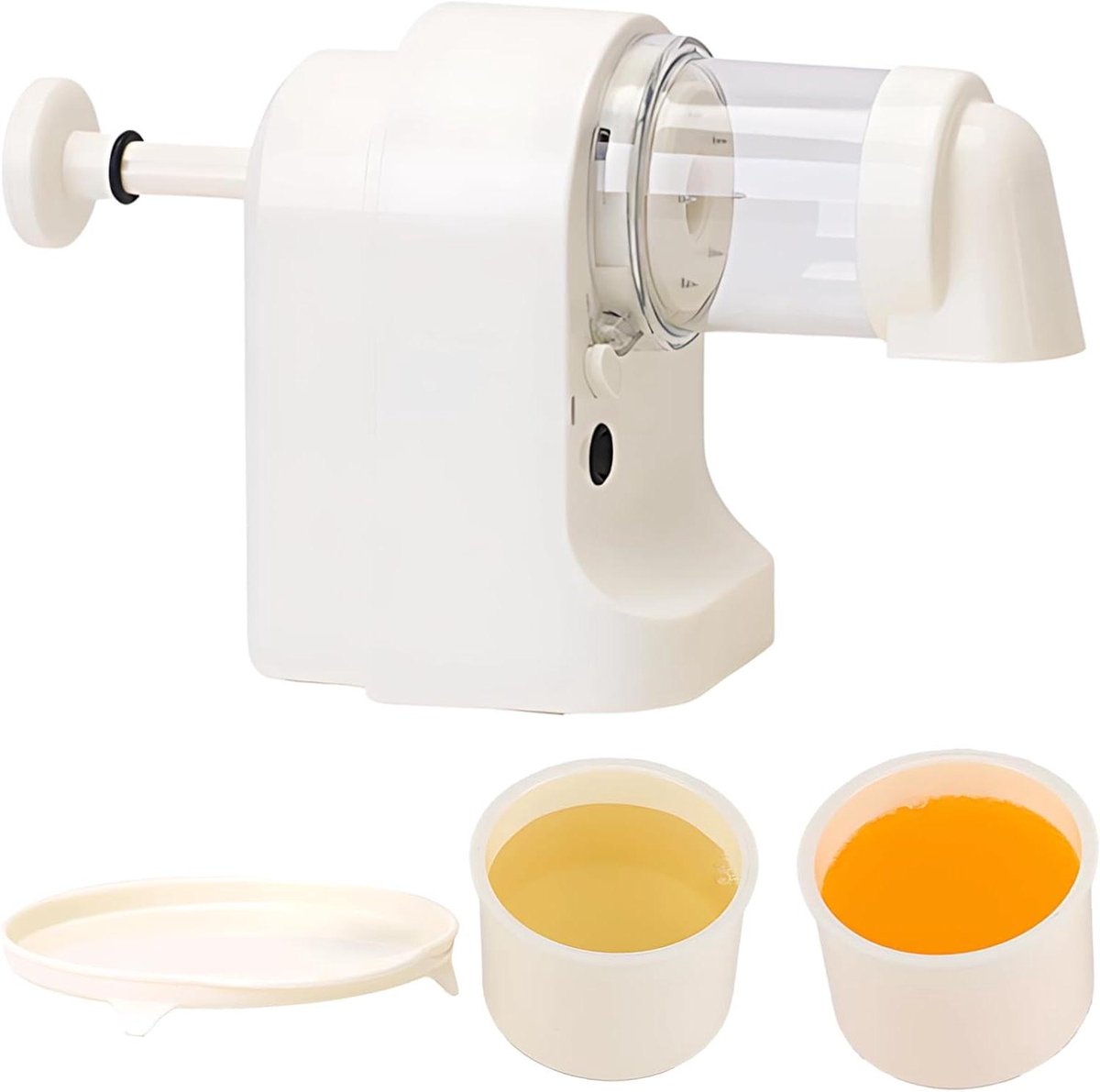 Elektrische IJscrusher - IJsmachine Schaafijs - Desserts Maken - Draadloos Gemak - 18 x 29 x 13 cm - Wit