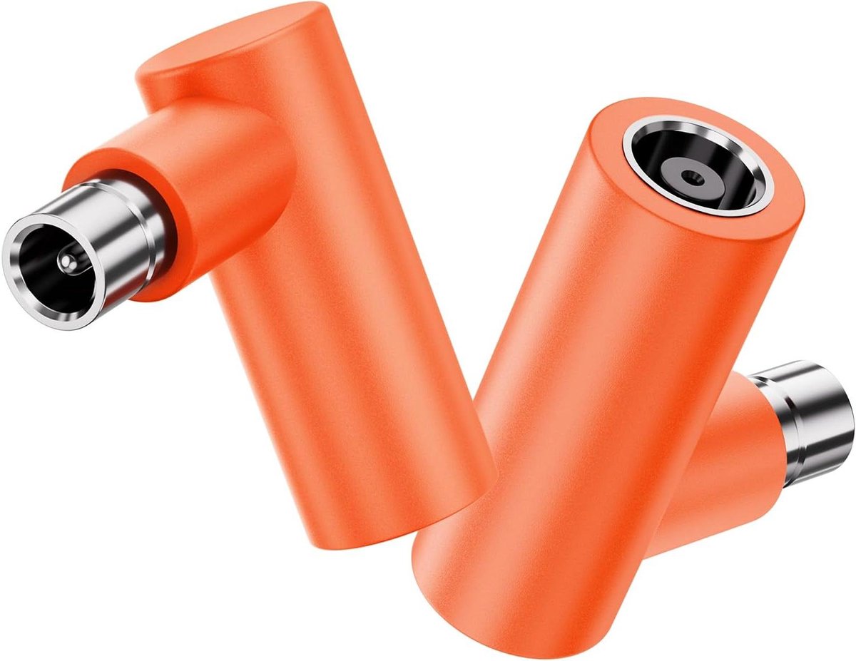 Adapter Set - Connector Kabel - Zonnepanelen Opladen - Haaks Ontwerp - 2 stuks - Oranje