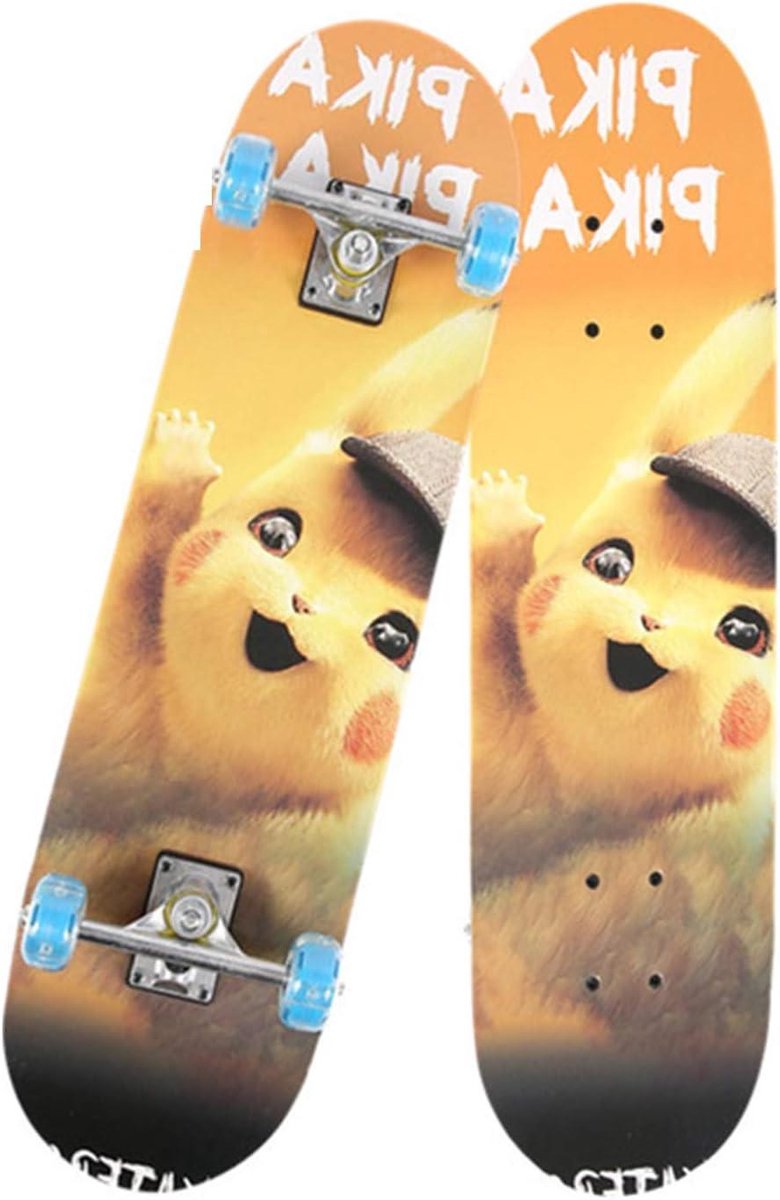 Skateboard Compleet Cruiser Board Straat Cruisen Oplichtende Wielen 31 x 8 inch Pika
