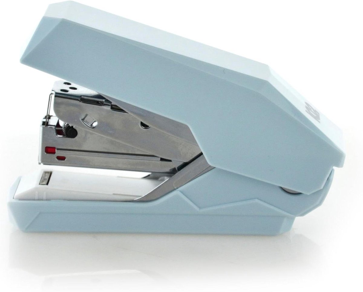 Nietmachine Grote Capaciteit - Bureau Nietapparaat - Papier Snel Ordenen - 60% Minder Inspanning - 40 Vellen - Blauw