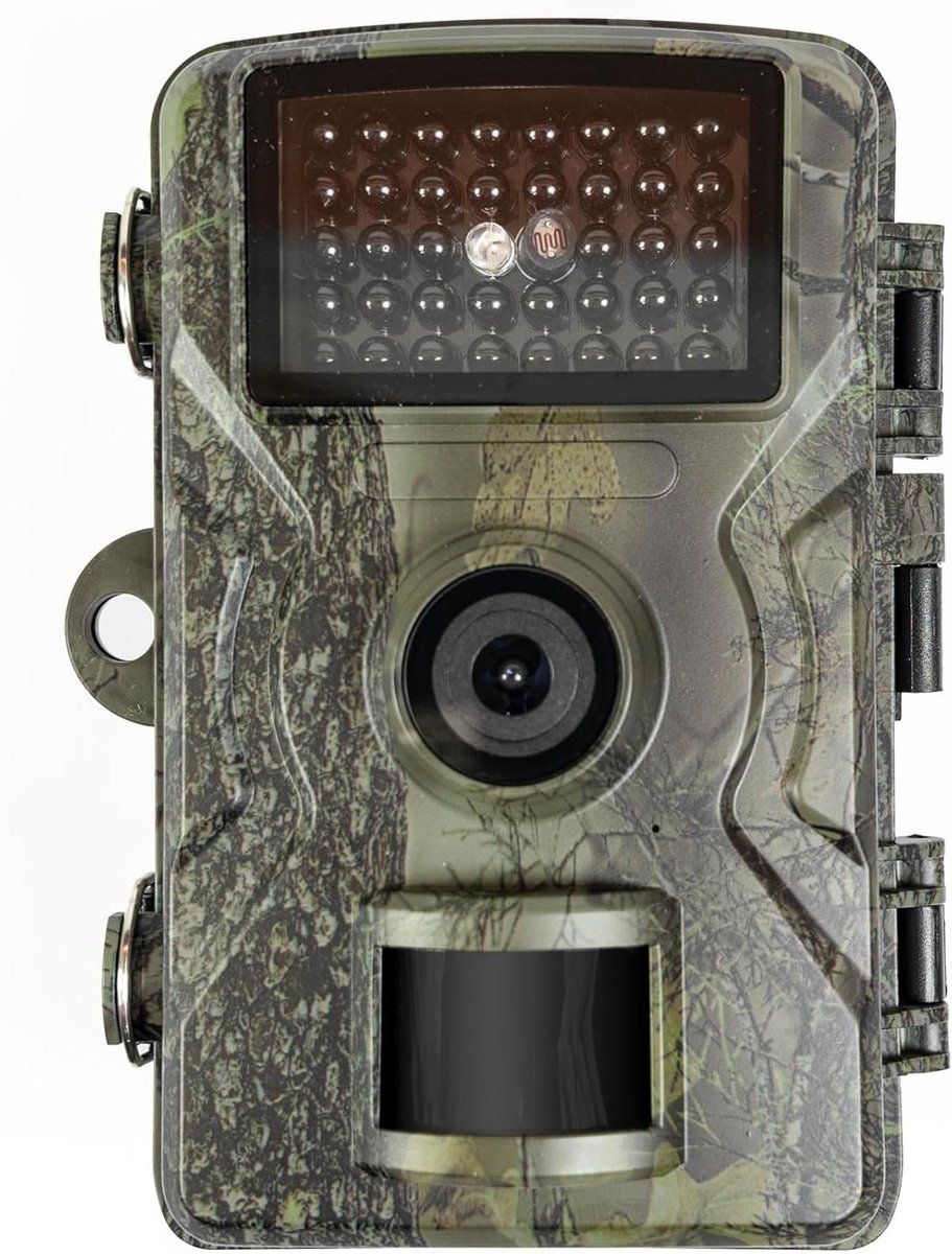 Wildcamera - Trailcamera Boscamera - Natuur Oogsten - 4K Video 16MP Foto - 8.5x4.5x13 cm - Camouflage