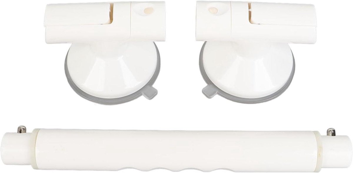 Zuignap Douchehandgreep - Badkamerleuning Veiligheid - Veilige Badkamer - Sterke Zuigkracht Geen Boren - 37 x 9 cm - Grijs