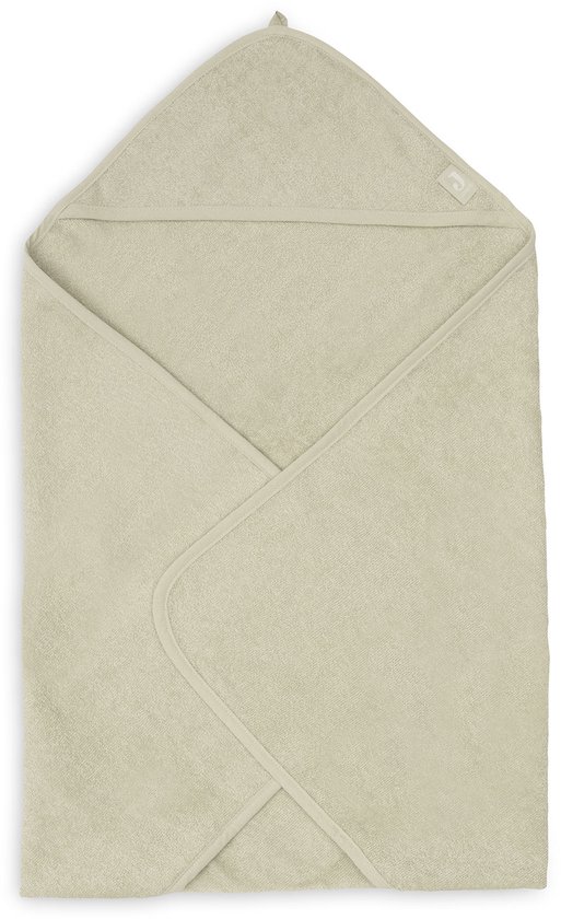 Jollein Badcape Baby - Jersey / Badstof - 75x75cm - Soft Matcha van Jollein — afbeelding 3
