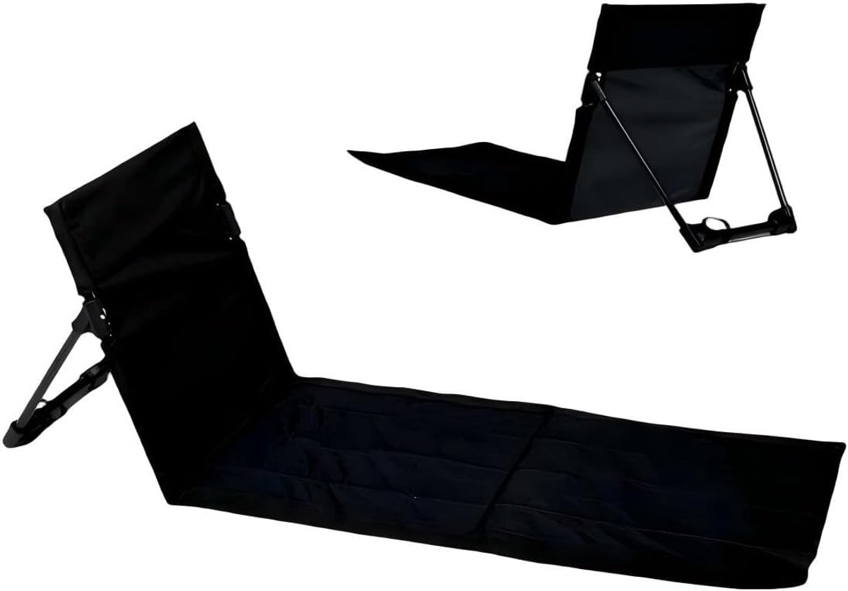 Strandmat - Zonnemat Ligmat - Ontspannen Buiten - Opvouwbaar Met Rugleuning - 108 x 40.5 x