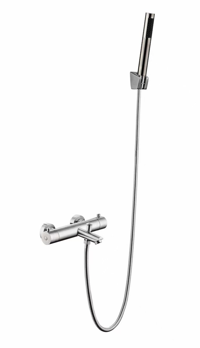 LINEA UNO - Vass - RVS - Thermostaat badkraan - - 201366