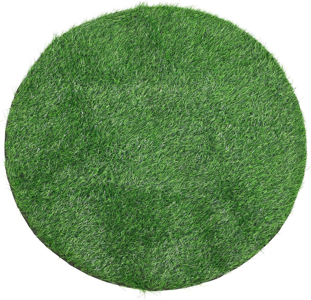 Kunstgrasmat Rond - Nepgras Placemat - Tafeldecoratie Binnen - Veelzijdig Synthetisch - 70 cm Diameter - Groen