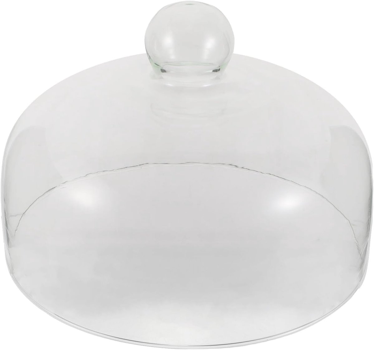 Glazen Magnetron Deksel Voedselafdekking Spatscherm Restjes Opwarmen Hittebestendig Transparant 24 x 24 cm Transparant