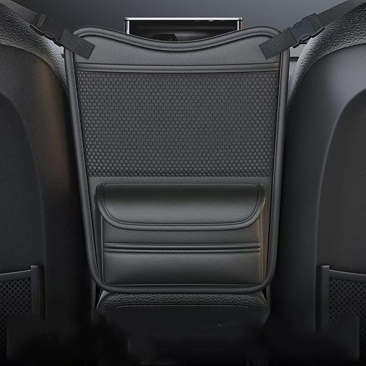 Autostoel Organizer - Auto Opbergtas - Auto Netjes Houden - Dubbelzijdig Ontwerp - Niet Gespecificeerd - Zwart