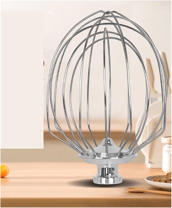 Eierklopper Accessoires - Mengen Bal Mixer - Keuken Gebruik - Roestvrij Staal - 7L Kompatibel - Zilver — afbeelding 4