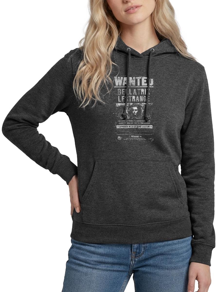 Harry Potter Bellatrix Lestrange Wanted Poster Hoodie Dames