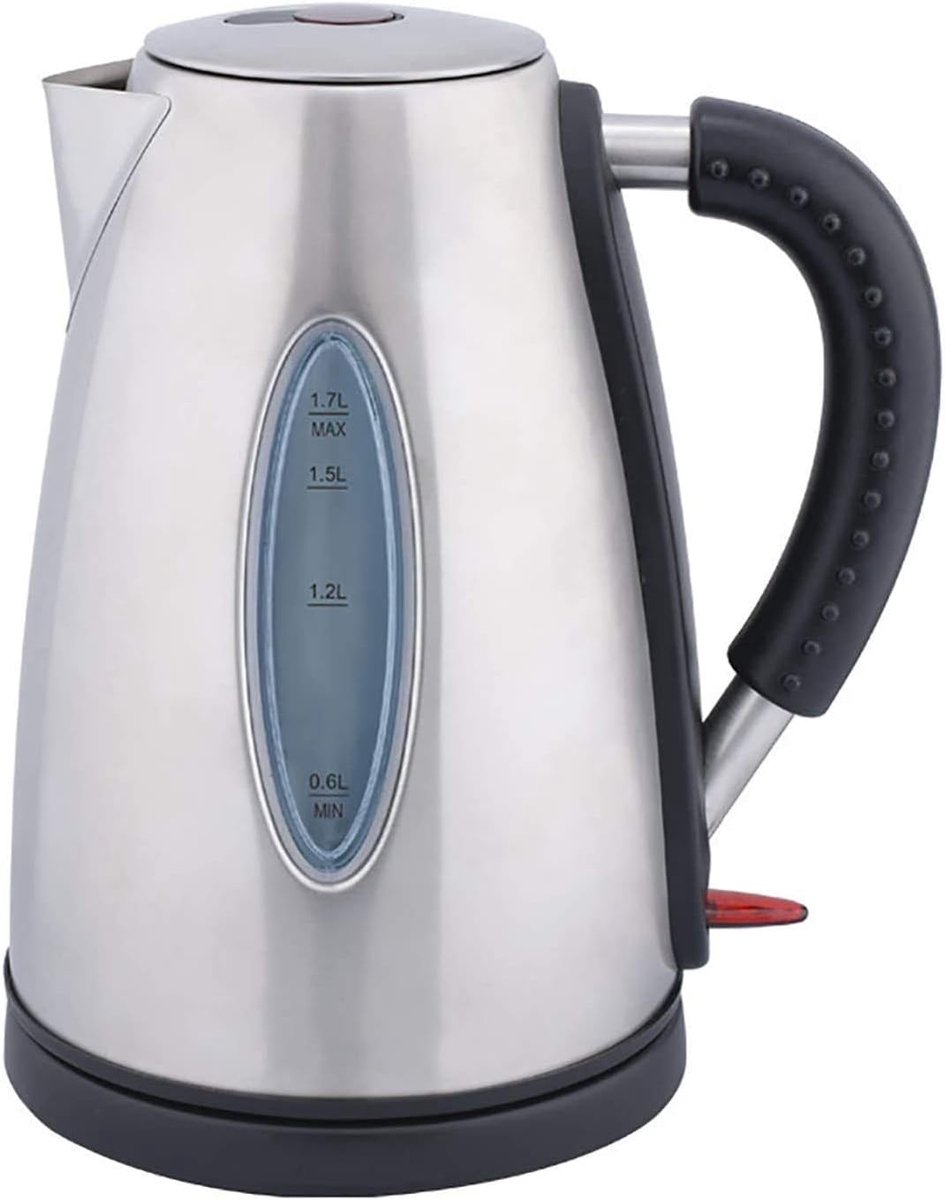 Roestvrijstalen waterkoker - Elektrische theeketel waterkoker - Snel water koken - Droogkookbeveiliging - 17 liter - Blauw