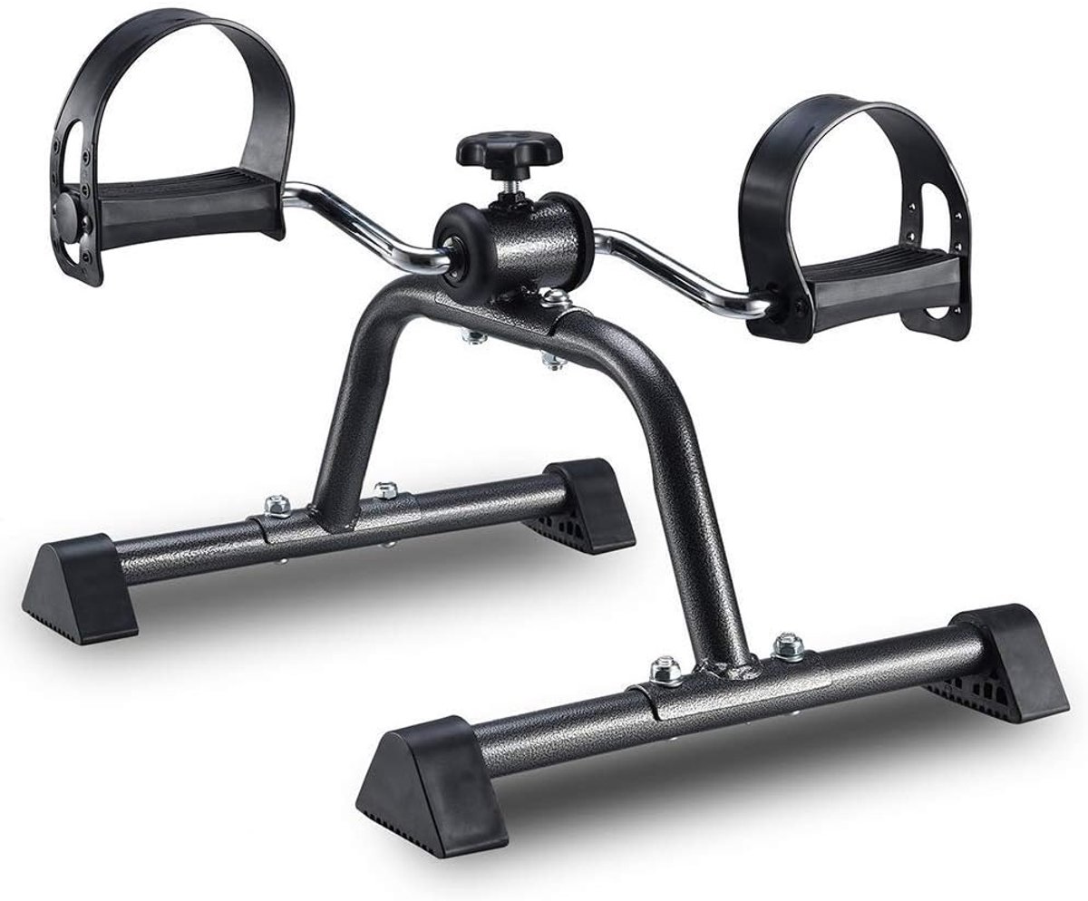Pedaal Trainer - Mini Hometrainer - Bewegen Thuis - Opvouwbaar Ontwerp - Verstelbare Weerstand - Zwart