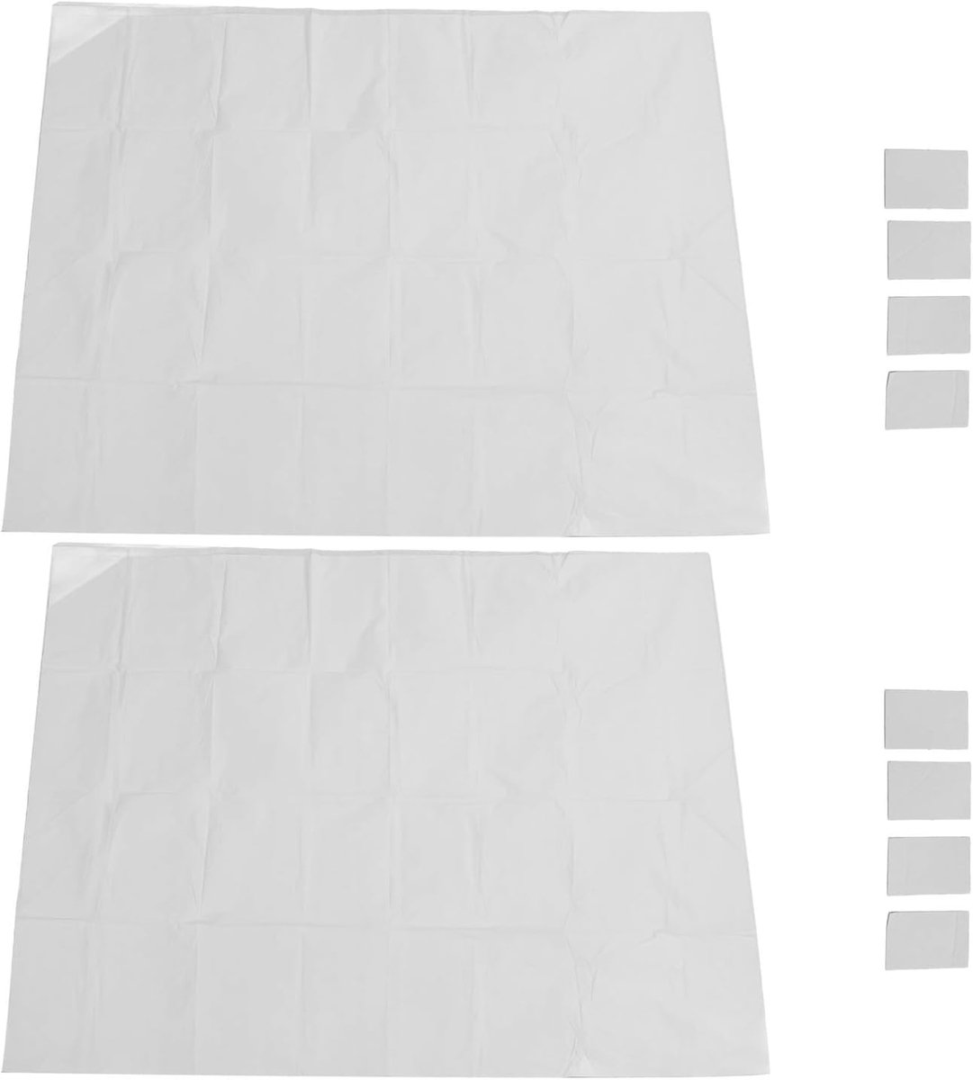 Kerstraam Projectiescherm - Raamfilm Doek - Feestelijke Decoratie - HD-effect Beelden - 20 x 3 cm - Wit