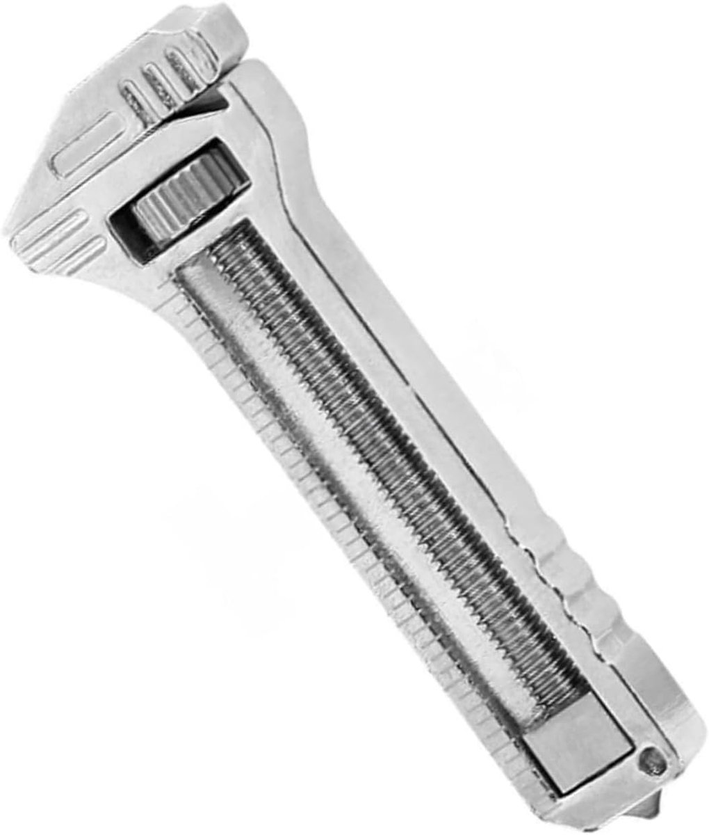 Compact Multifunctioneel Gereedschap - Mini Sleutel Flesopener - Buitenavonturen Huishouden - Verstelbaar Ontwerp - 59 Cm - Zink Aluminium