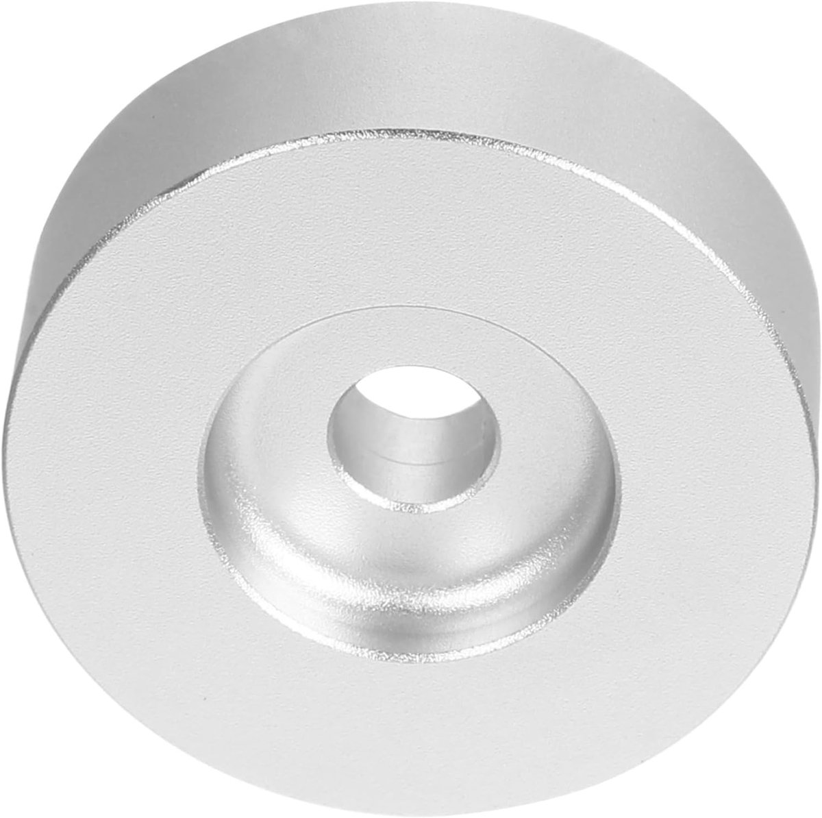 Vinyl Adapter - Platen Stabilisator - Muziek Luisteren - Nauwkeurige Uitlijning - 3.7 cm - Zilver