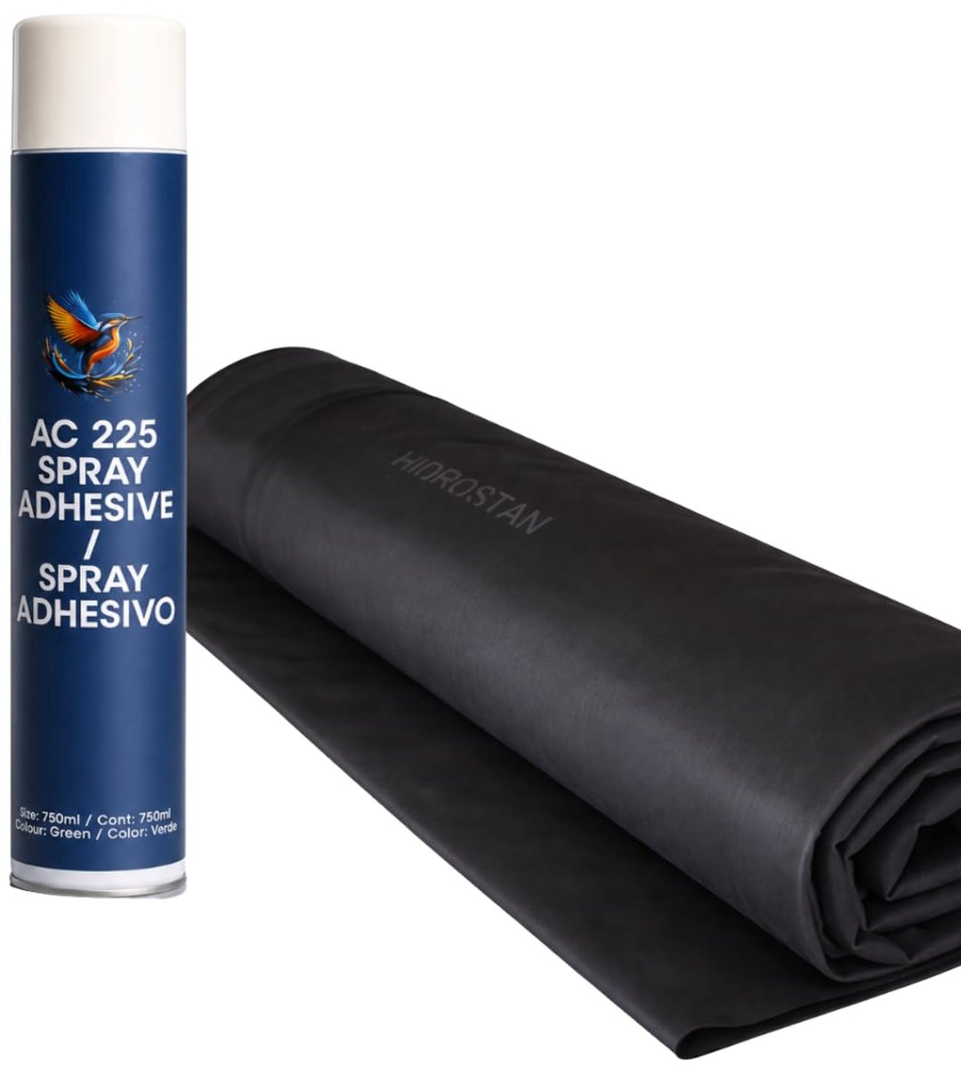 EPDM folie pakket - Dakbedekking set - Waterdicht Maken - Hoge UV weerstand - 1.5 x 2 m - Zwart