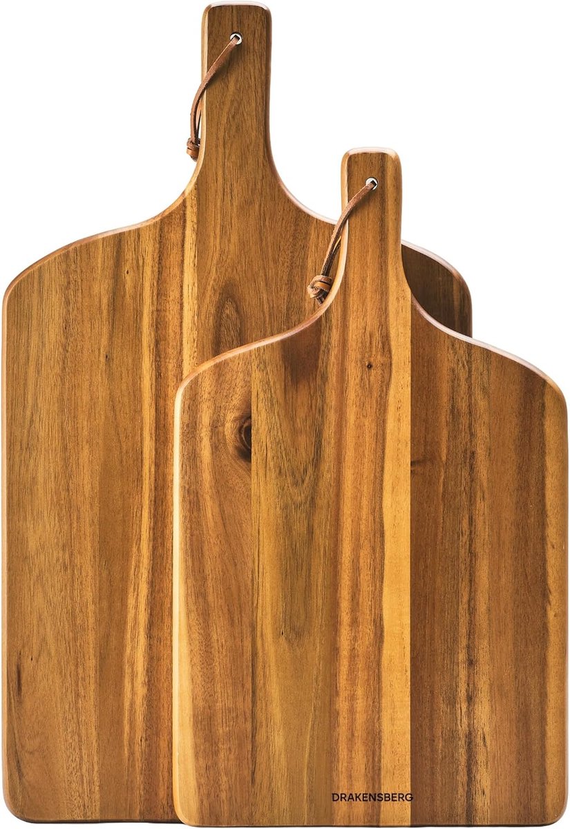 Serving Plates Set - Houten Planken - Tapas Presenteren - FSC Gecertificeerd - 2 Maten - Houtkleur