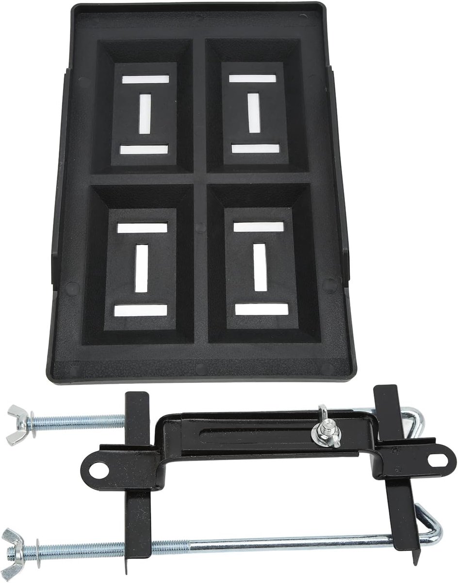 Batterijhouder Klem - Accu Bevestiging - Accu Stabiliseren - Universele Pasvorm - Groep 27 30 31 - Zwart