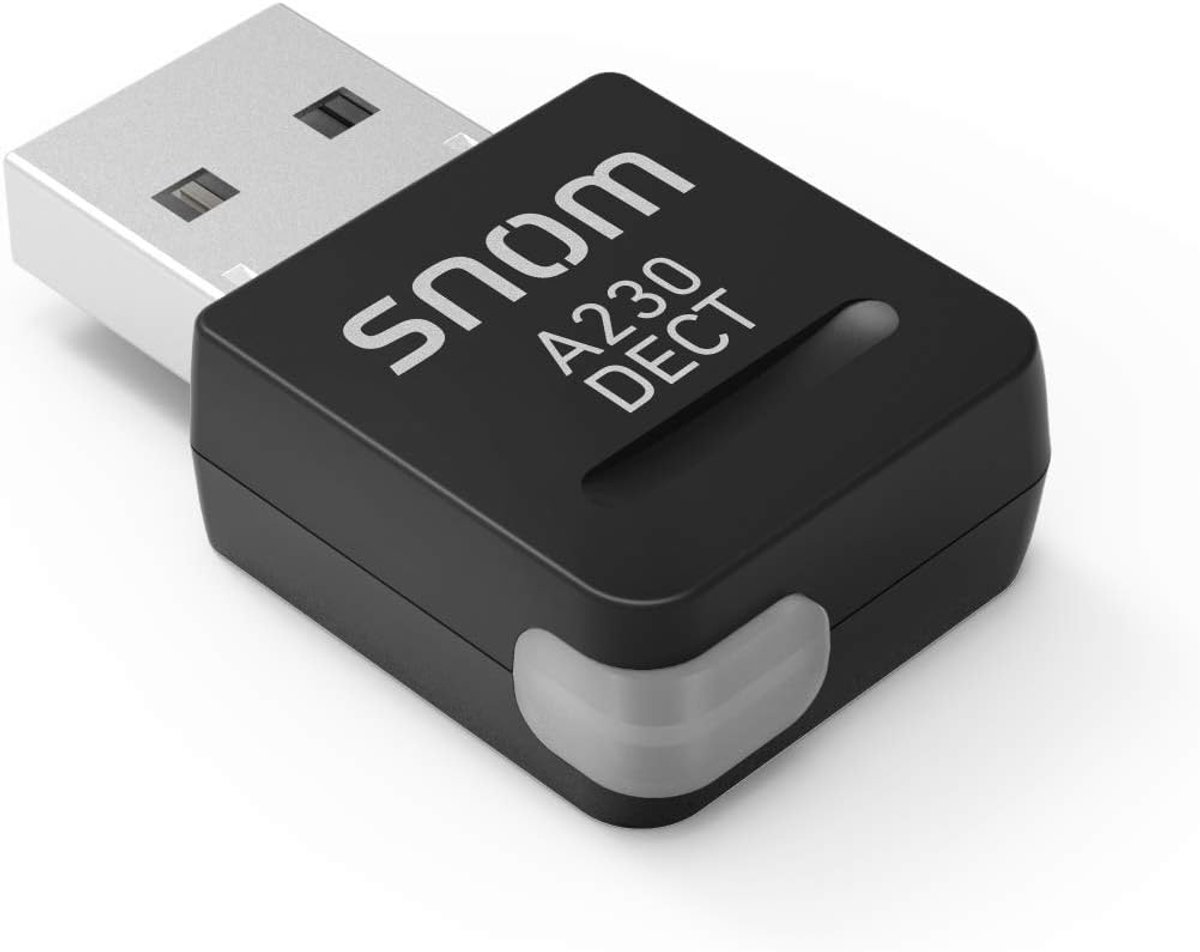 DECT USB Dongle - Basisstation Uitbreiding - Conferentie Oplossing - Directe Verbinding - 30 Gram - Zwart