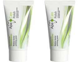 ApaCare Polish Tandpolijstpasta - 2 x 25 ml - Voordeelverpakking
