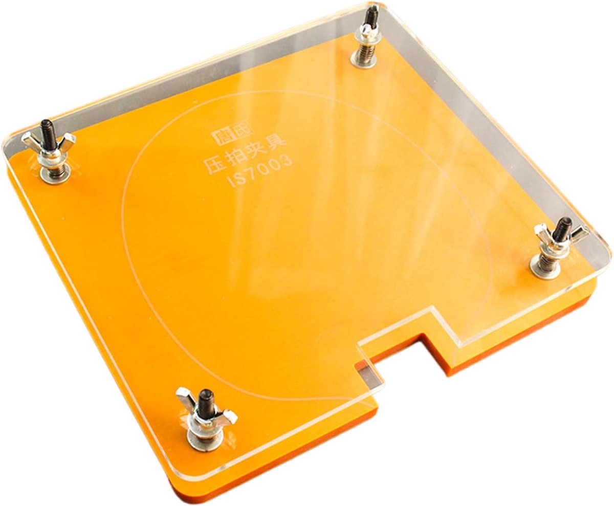 Racketpers Precisie - Snijmachine Racket - Tafeltennis Onderhoud - Instelbare Klemkracht - 26.3 x 19.8 cm - Niet gespecificeerd