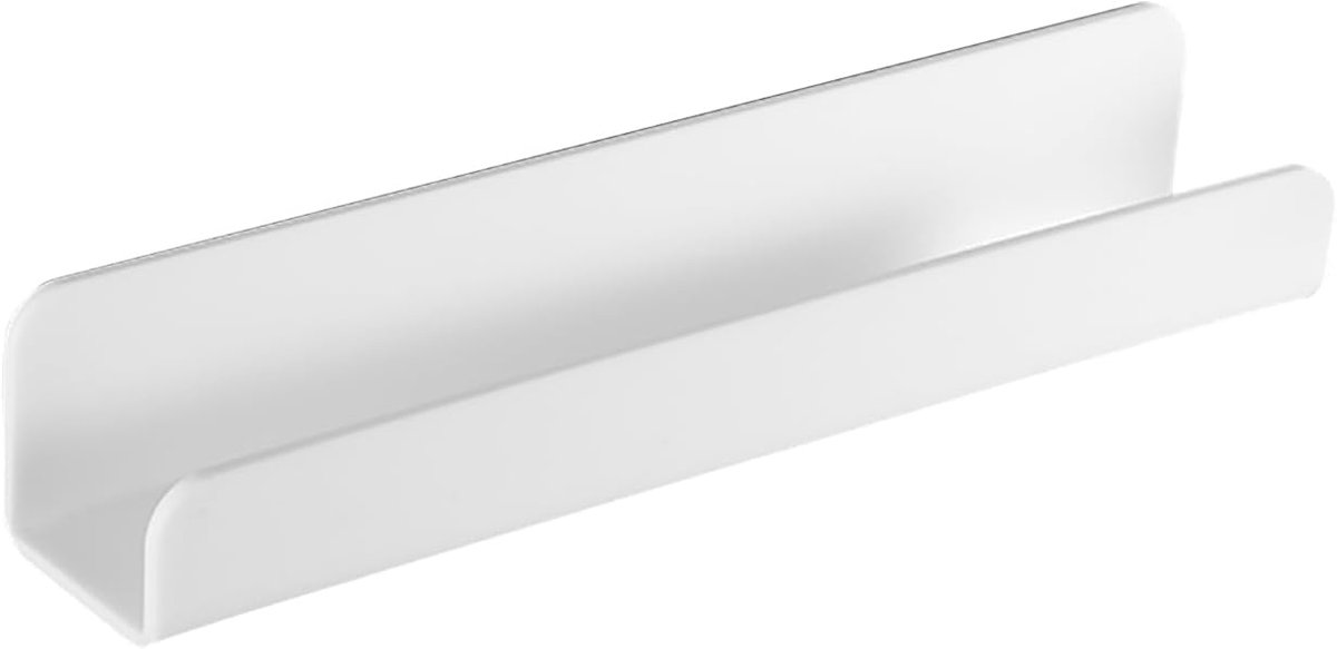 Zwevende Acryl Plank - Wandplank Display - Decoratie Opbergen - Ruimtebesparend Ontwerp - 20 cm - Wit