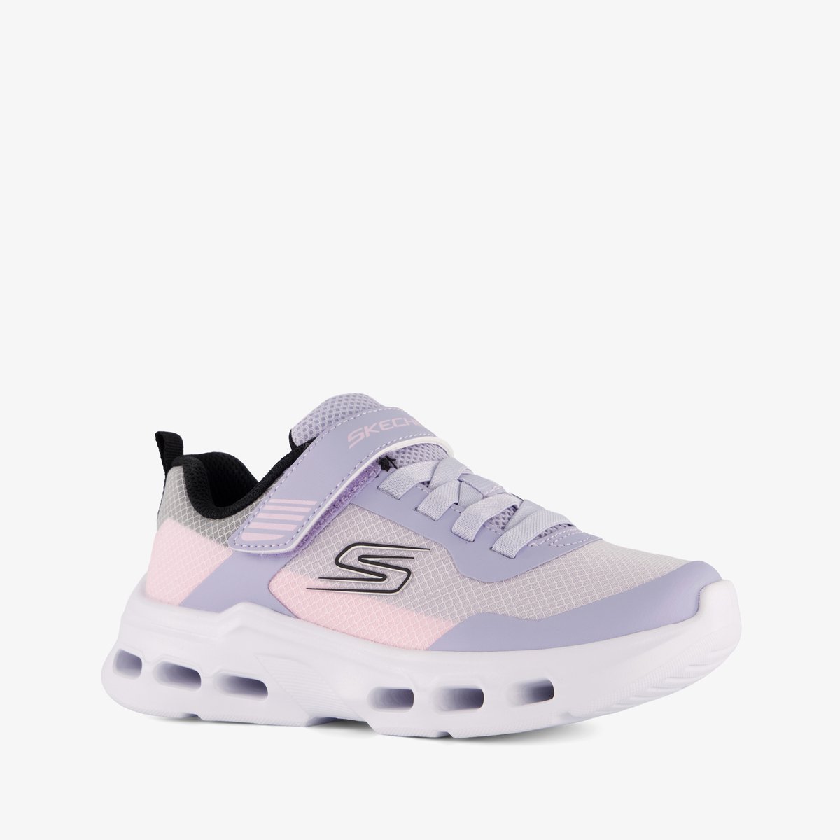 Skechers Glide-Step Drift meisjes sneakers lila roze - Maat 33 - Extra comfort - Memory Foam
