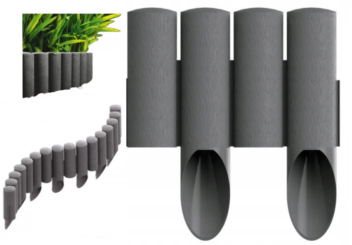 Cellfast Palisade Standard antraciet 25,5 cm x 2,3 m