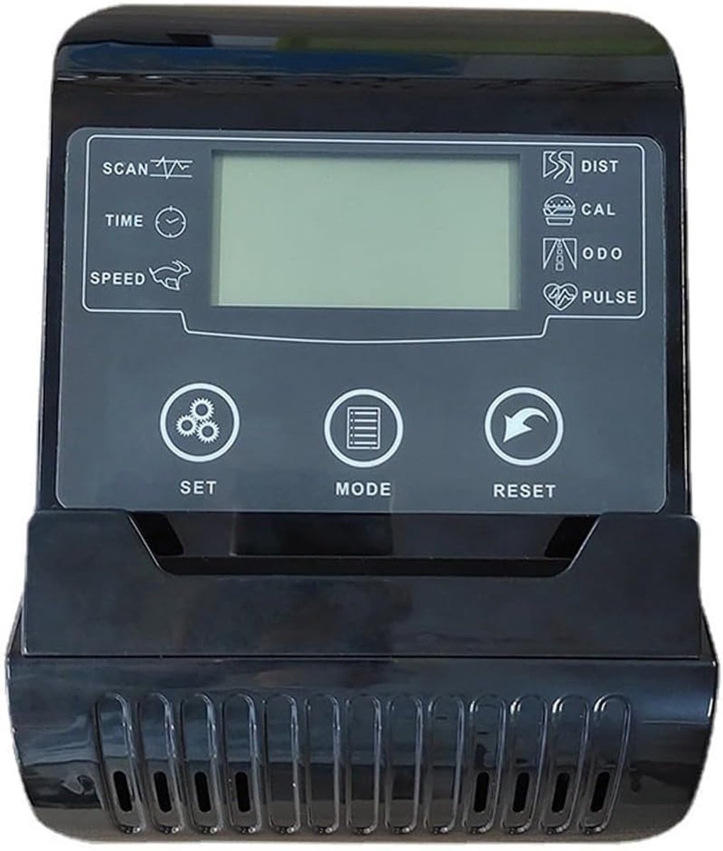 Fietscomputer Hometrainer - Teller Fitnessfiets - Trainingsmonitoring - Hartslagdetectie - 22 x 17 x 4 cm - Zwart