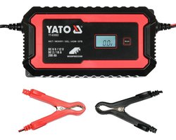 YATO YT-83002 Serie - Elektronische Oplader - LCD Display - 6V/2A - 12V/10A