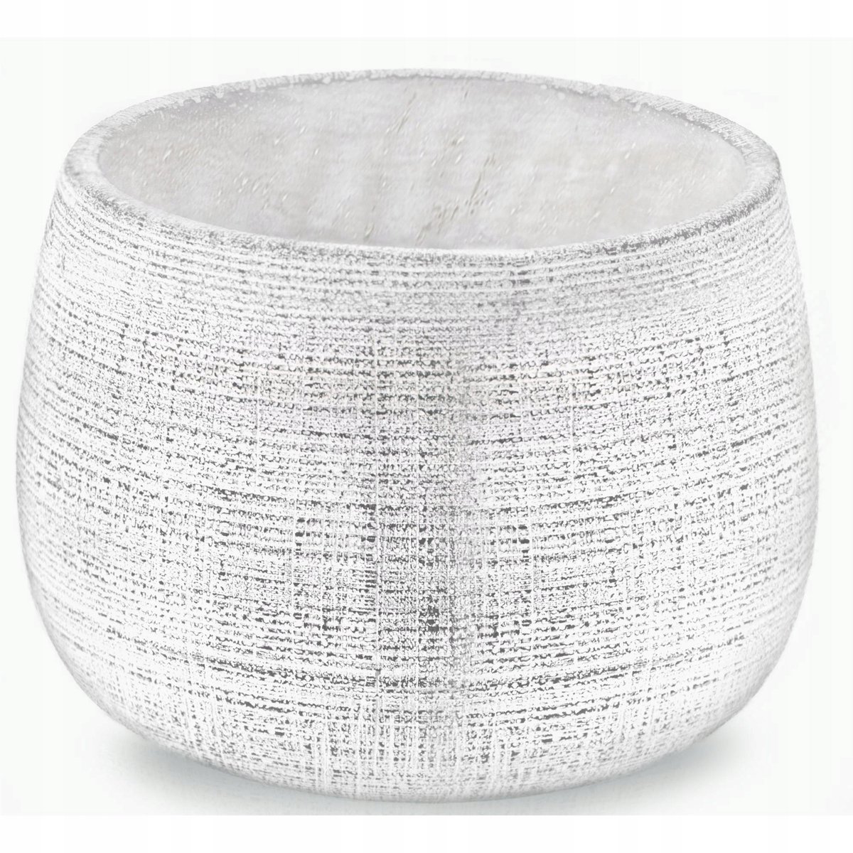 Polnix Serie - Beton Bloempot - 17 cm - Grijs - Mat Afwerking
